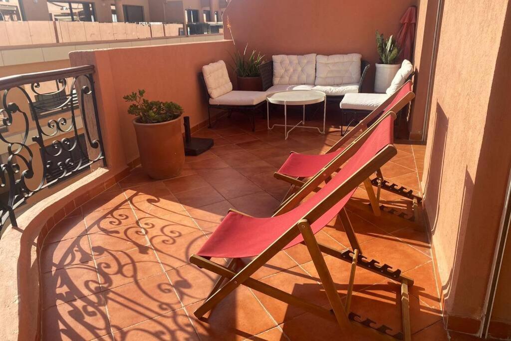 Sunny Terrace & Comfy Beds In Marrakech Leilighet Marrakesh Eksteriør bilde